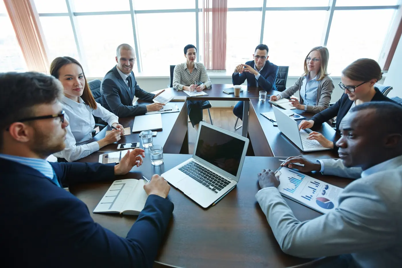 Claims professionals in a training session